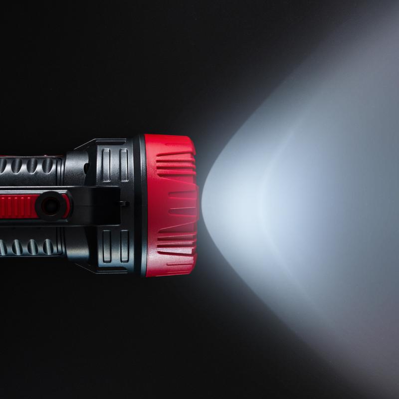 Фонарь-прожектор аккумуляторный Accu7-L10W/L10W-bk 2в1 10Вт 332лм + светильник 20х0.5Вт IP20 335лм аккум. 6А.ч диммер JazzWay 5007413