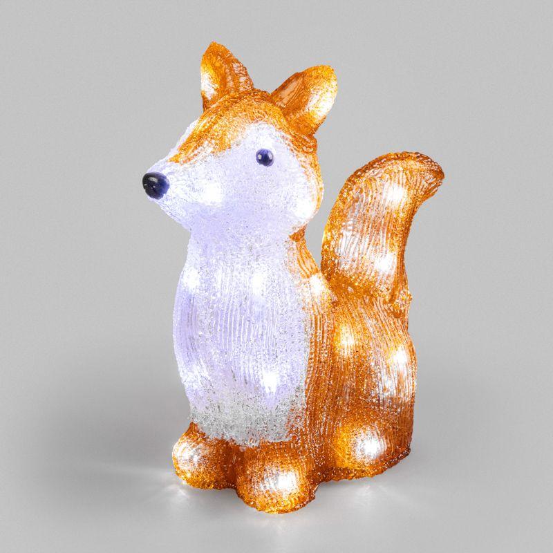 Фигура светодиодная акриловая "Лисенок" 28х15х26см 30LED 1Вт IP20 элементы питания 2хAA (не в компл.) Neon-Night 513-316