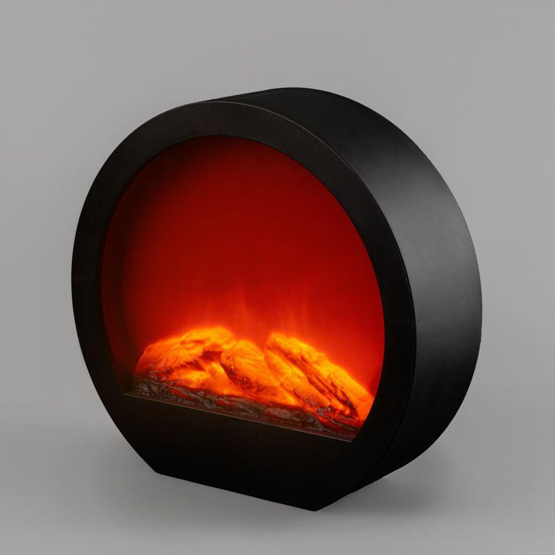 Камин светодиодный "Лаунж" 35.3х12.4х33.7см эффект живого огня с адаптером питания элементы питания 4хAA (не в компл.) Neon-Night 513-038