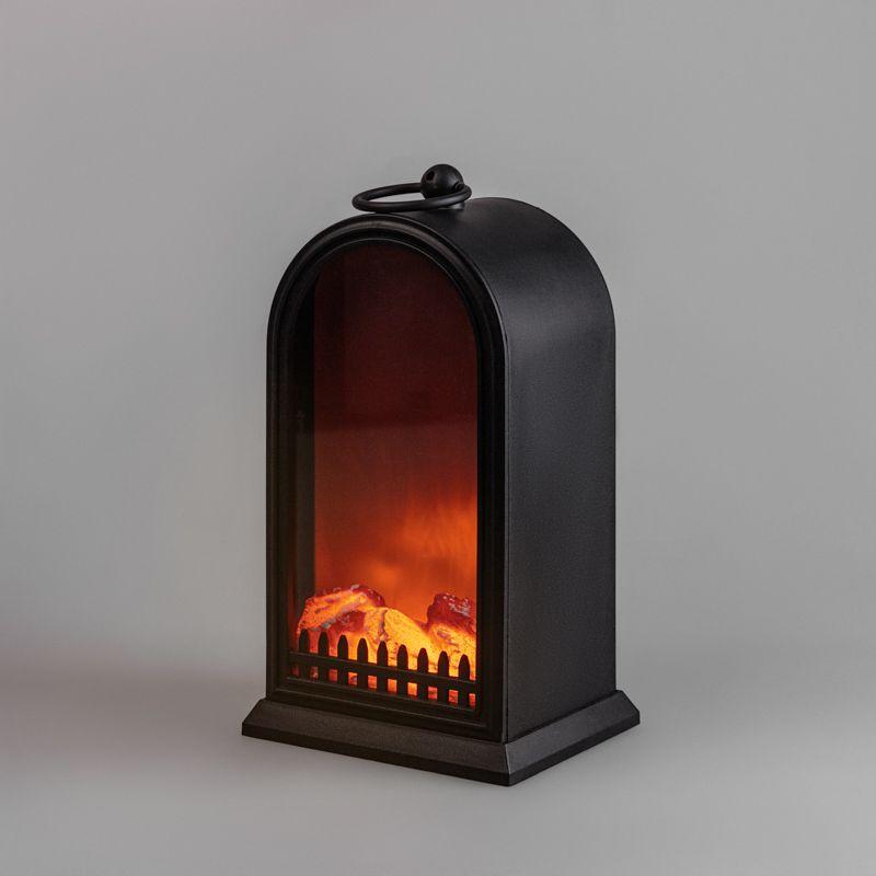 Камин светодиодный "Фьюжн" 14.7х11.7х25см эффект живого огня USB и элементы питания 2хC (не в компл.) черн. Neon-Night 511-039