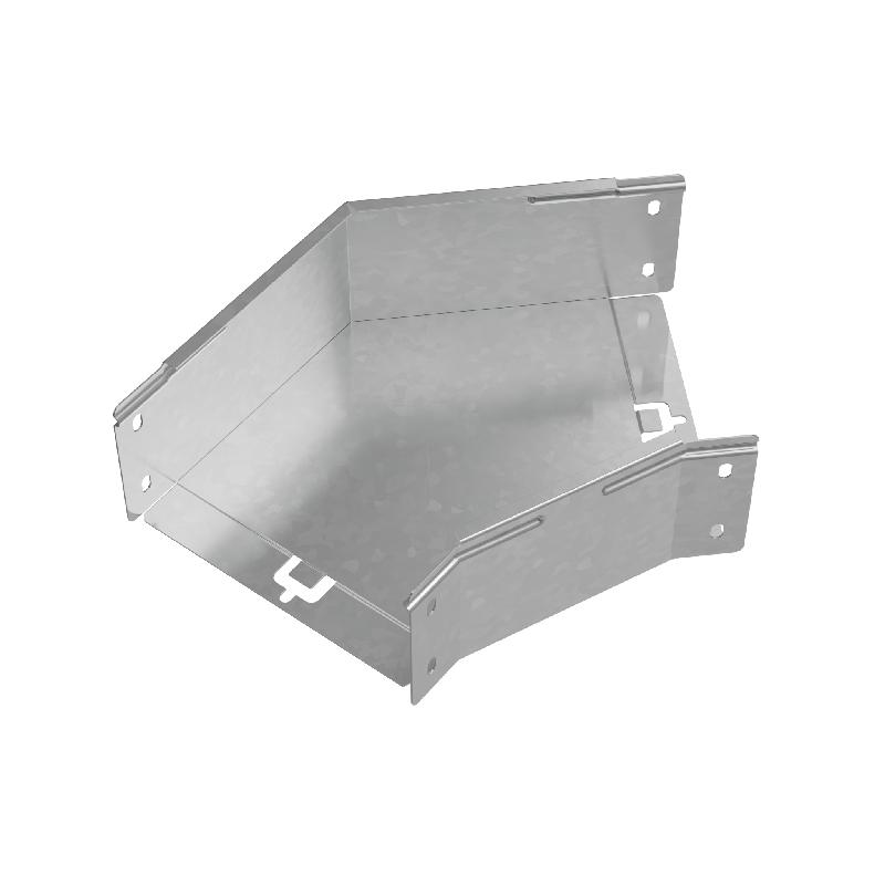 Угол для лотка горизонтальный 45град. 200х100 сталь "ПЛЮС" GLplus45-100-200 INOX304 КМ PL5585