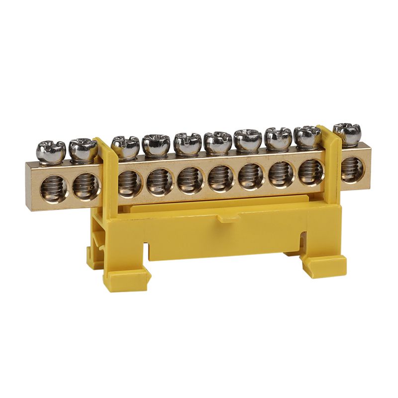 Шина нулевая тип Стойка OptiKit BB-S-PE-DIN-10-6х9 желт. КЭАЗ 277833