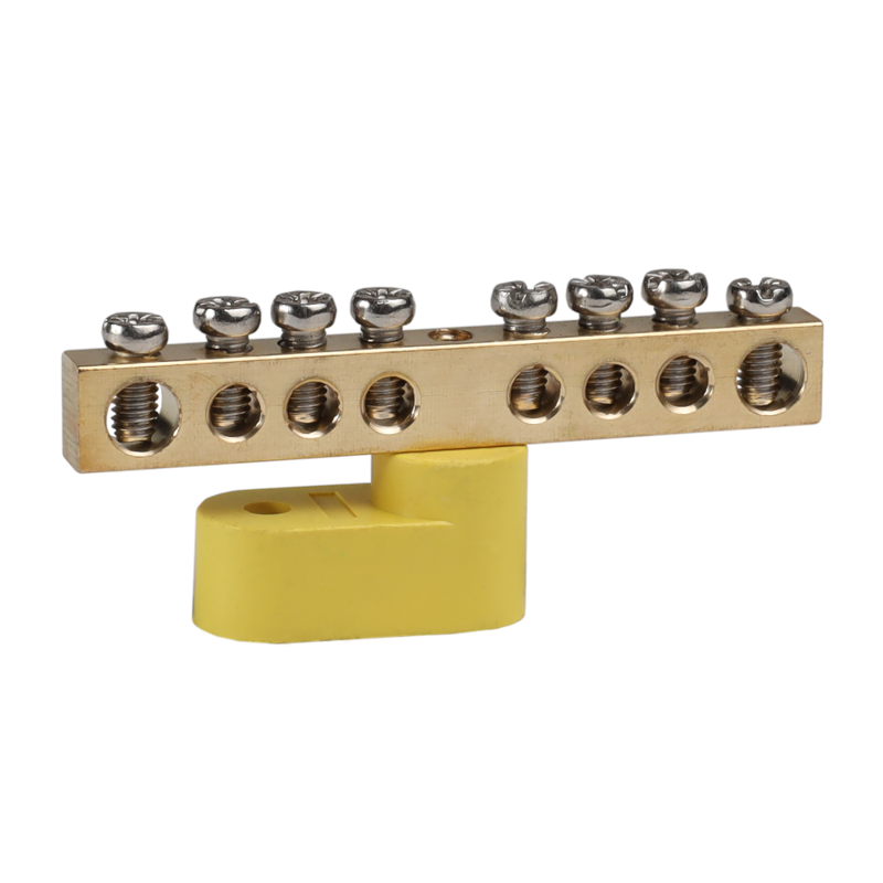 Шина нулевая с одним изолятором OptiKit BB-O-PE-S-8-6х9 желт. КЭАЗ 277945