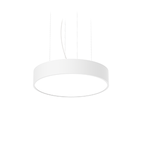 Светильник светодиодный COSMO 32Вт 600х115 3000К подвесной с опаловым рассеив. RAL9003 бел. муар диммер DALI VARTON V1-R0-00502-30D01-2003230