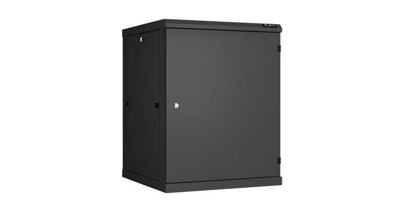 Шкаф настенный разборный 19дюйм 15U метал. дверь Ш600хВ770хГ600мм 2 пары монтажных направляющих черн. NIKOMAX TWC-156060-R-M-BK