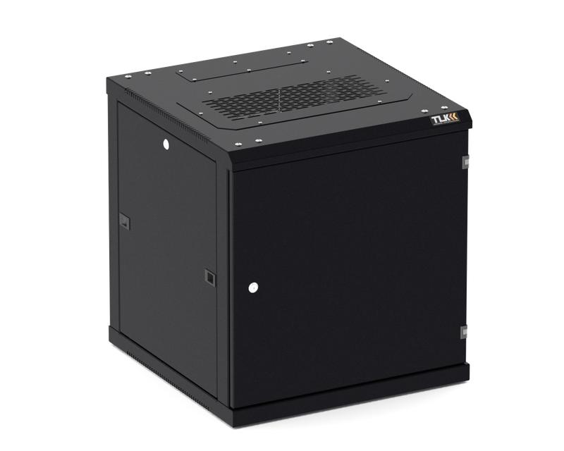 Шкаф настенный разборный 19дюйм 18U метал. дверь Ш600хВ904хГ600мм 2 пары монтажных направляющих черн. NIKOMAX TWC-186060-R-M-BK