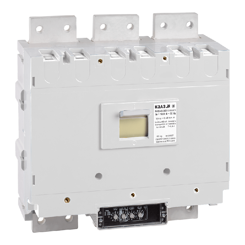 Выключатель автоматический 3п 2000А 135кА ВА53-43-340010 УХЛ3 690В AC КЭАЗ 138129