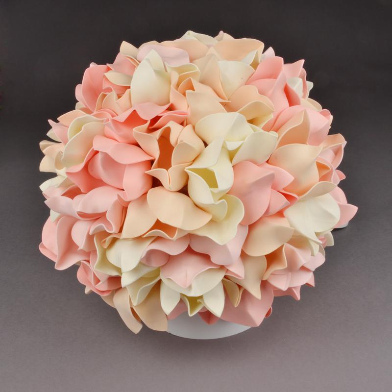 Светильник Гортензия ULW-R07 T/3000K/150C/A 3000К E27 прозр. плафон d150мм с лампой (в компл.) бел. основание; бел./радужн. Uniel UL-00007231