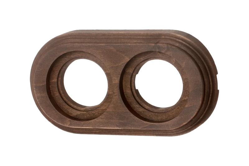 Рамка 2-м ретро на бревно бук старое дерево Bironi BFC24-620-17