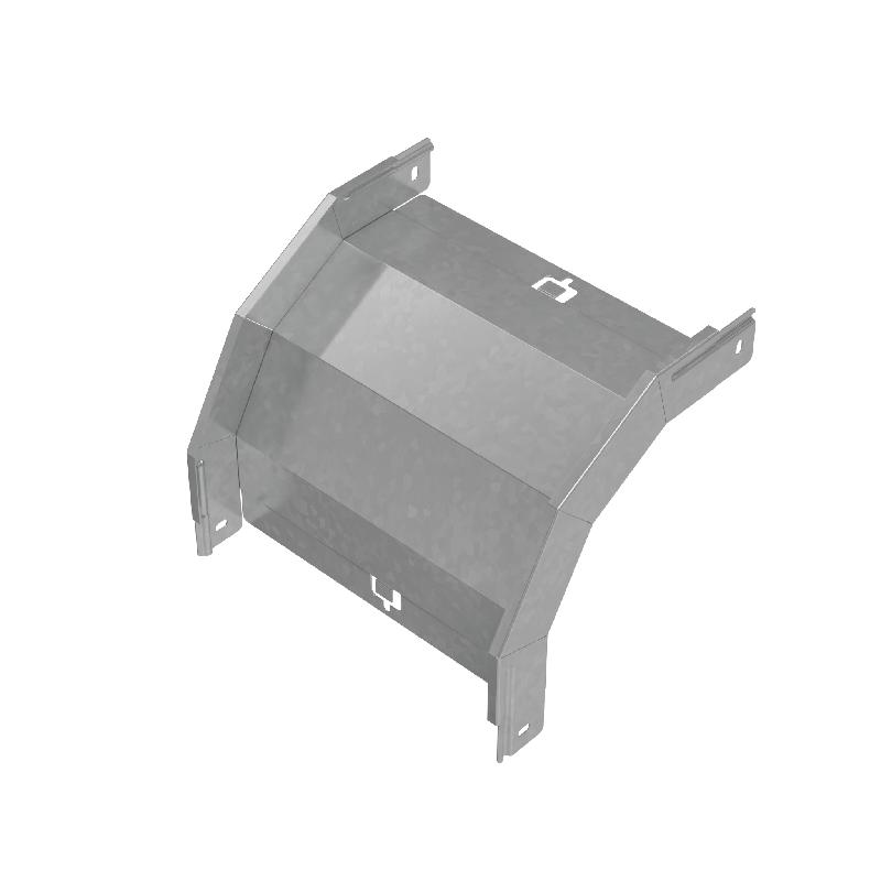 Угол для лотка вертикальный внешний 90град. 300х50 сталь "ПЛЮС" VLplus90-50-300 INOX304 КМ PL5638