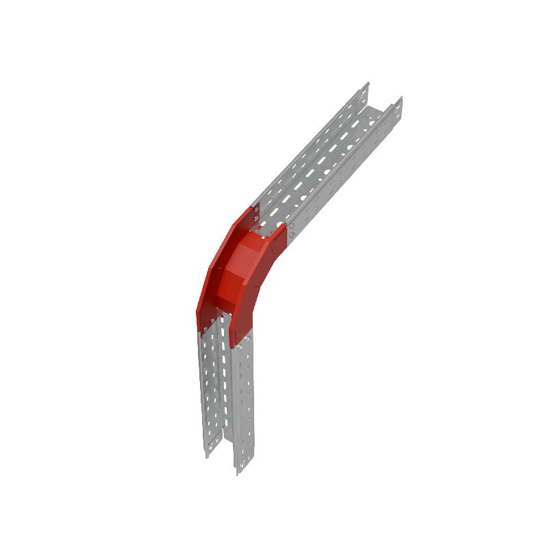 Угол для лотка вертикальный внешний 90град. 100х80 сталь "ПЛЮС" VLplus90-80-100 INOX304 КМ PL5642