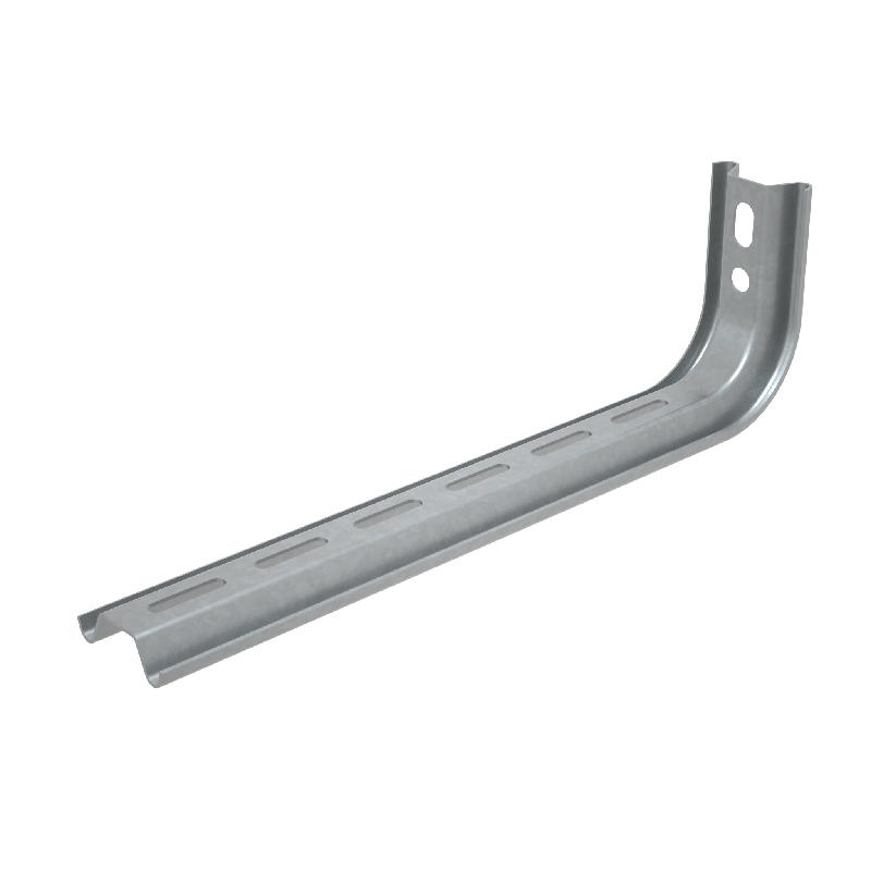 Консоль L-образная KSL100 INOX304 осн.100 сталь 2мм КМ LO8721