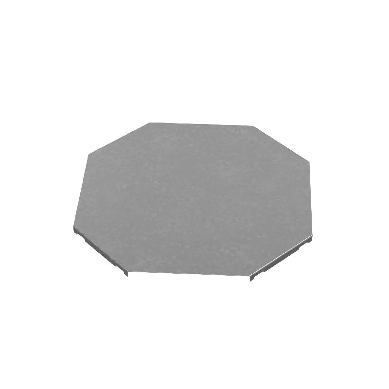 Крышка для ответвителя X-образ. осн.200 сталь "ПЛЮС" KXDplus200 INOX304 КМ PL6575