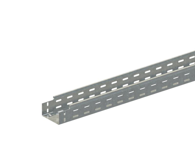 Лоток прямой замковый перфорированный 100х100 L3000 0.7мм ЛМс-ПЗМ 100х100-0.7ц УТ2.5 СОЭМИ Н0122152612