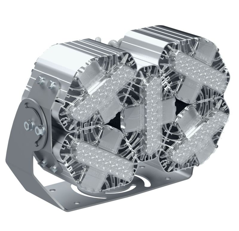 Прожектор светодиодный L-lego II 250 banner/225/К15/5.0K/01/L100/IKIX-66/220AC IP66 поворотное крепление LEDEL LII147