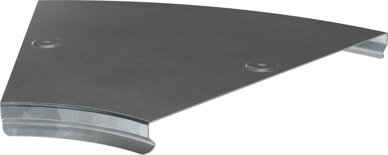 Крышка угла плавного 45град. тип Г01 ESCA 150мм HDZ IEK CPG01D-0-45-150-08-HDZ