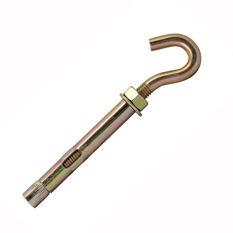 Болт анкерный с крюком HG 10х60 накл. цинк. Zitar 133635