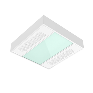 Светильник светодиодный 30Вт 6500К IP54 600х600х127 медицинский с UV-блоком накладной аварийный автономный постоянного действия с защ. силикатн. стеклом global white bioguard матов. VARTON V1-C0-0UV70-20GA6-5403065