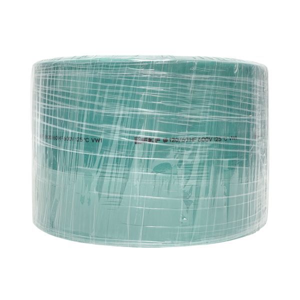 Трубка термоусадочная ТУТ нг 120/60 зел. PROxima (уп.25м) EKF tut-120-j