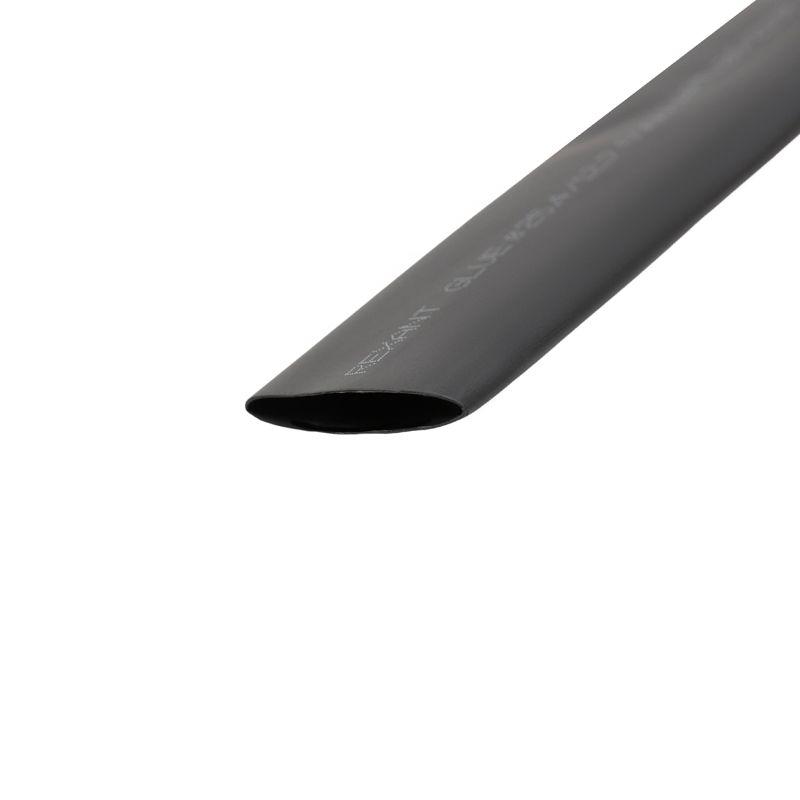 Трубка термоусадочная двустенная клеевая 25.4/12.7 (2:1) черн. 1м (уп.5шт) Rexant 26-2108