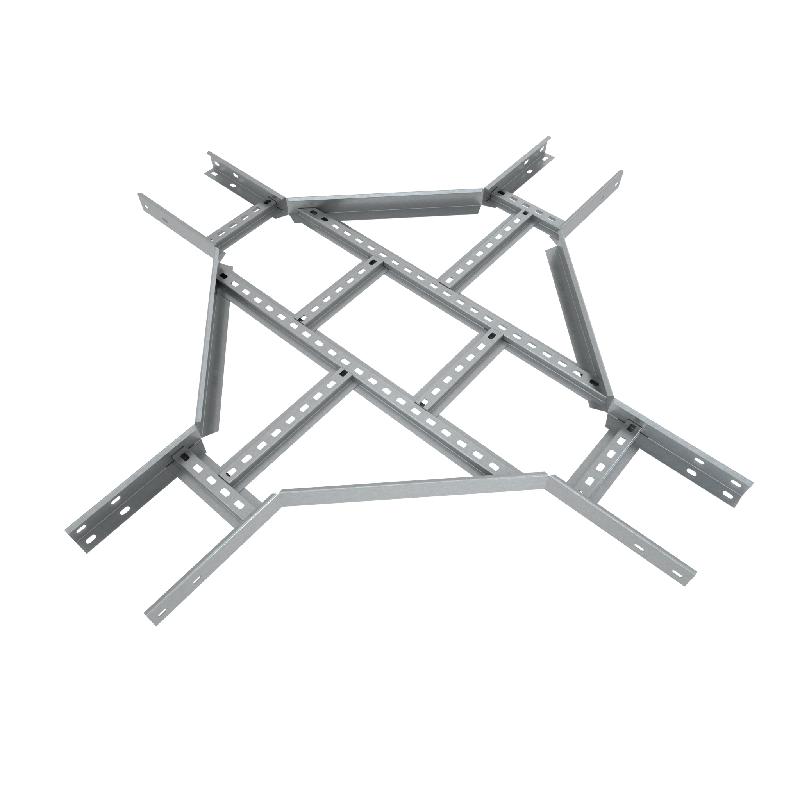 Ответвитель для лотка Х-образ. лестн. 600х100 сталь 1.2мм "БЫСТРЫЙ МОНТАЖ" LXDS100-600-1.2 HD КМ LO19241