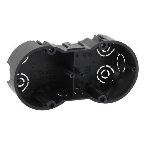 Коробка установочная КУТ 2-х местная 141х70х45мм для твердых стен саморез. IP20 Эра Б0047213