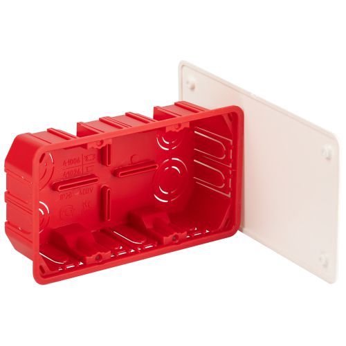 Коробка распаячная KRT 172х96х45мм для твердых стен саморез. крышка IP20 Эра Б0047259