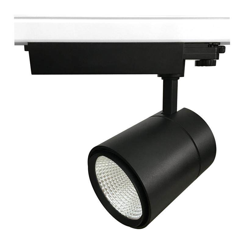 Светильник-прожектор светодиодный трековый ULB-T52-50W/4000K/B BLACK 50Вт 4000К нейтр. бел. 4500лм черн. Uniel UL-00007502