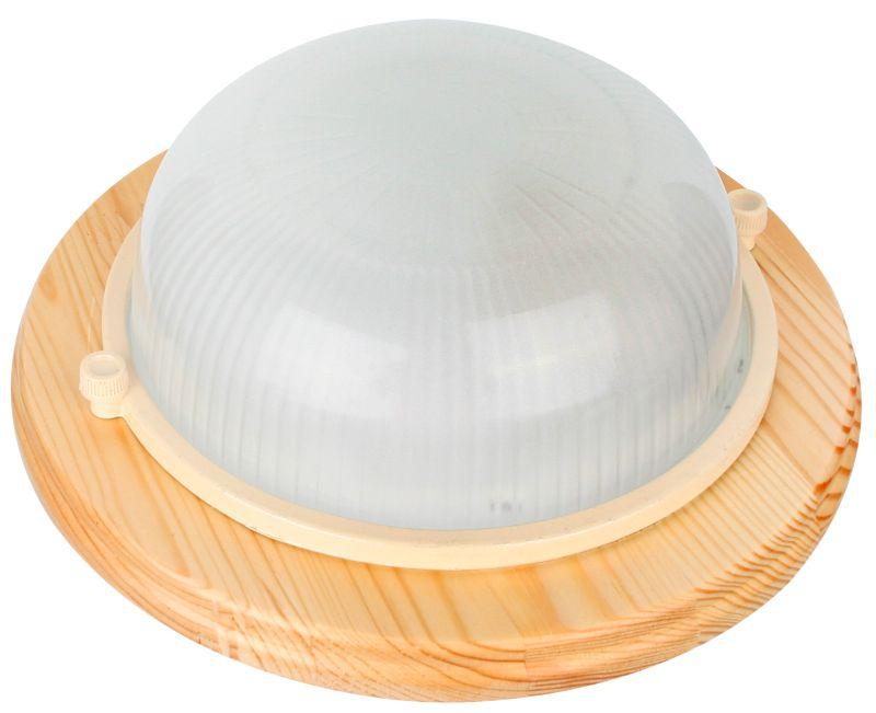 Светильник НБП 03-60-0011 УХЛ4 "Открытый" 230В 60Вт 1302D круг клен Camelion 14090