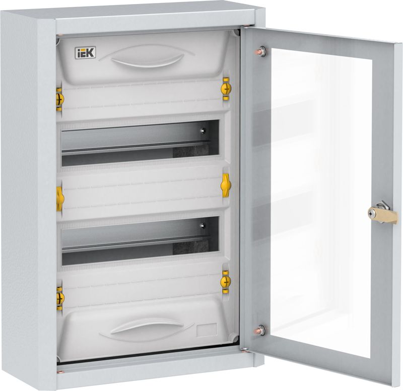 Корпус ЩРн-24 TITAN 5 УХЛ3 IP31 прозр. дверь метал. IEK MKM16-N-024-31-Z-U