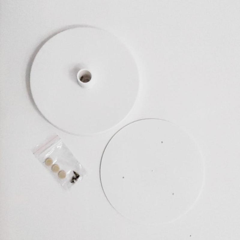 Подставка UFP-T60N WHITE d150мм для изг. настольн. светильника под трубу d16мм бел. Uniel UL-00007829