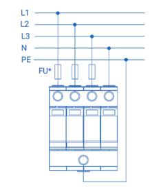 Устройство защиты от импульсных перенапряжений РИФ-Э-I+II 275/12.5 c (4+0) Стример 114104
