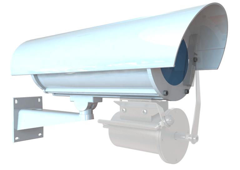 Термокожух для видеокамеры с возможностью установки стеклоочистителя СО-2 IP66/IP68 24В DC/AC ТГБ-7С-24/12 Тахион 01009