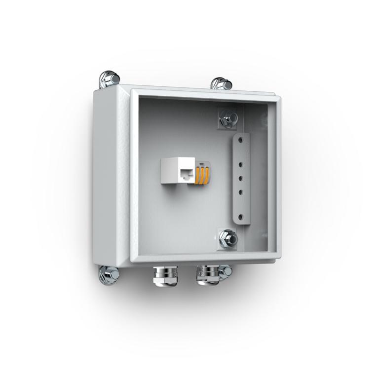 Коробка распределительная для коммутации цепей питания и линий связи IP66 150х150х78мм КР-4.2000 Тахион 40122