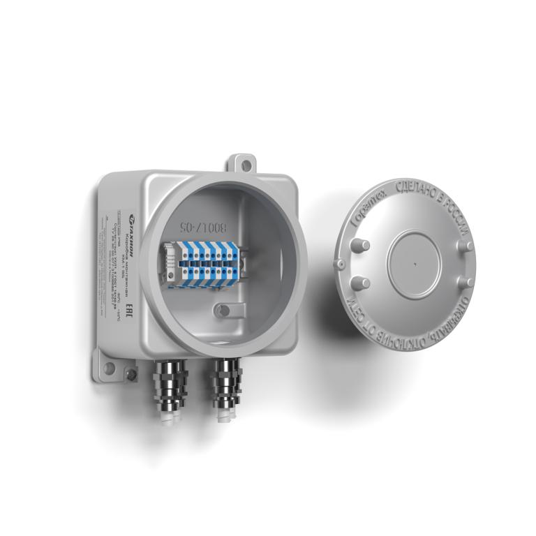 Коробка монтажная взрывозащ. (оболочка) 1ExdIICT5Gb IP66 260х175х130мм КМ-2 ВБ Тахион 14002