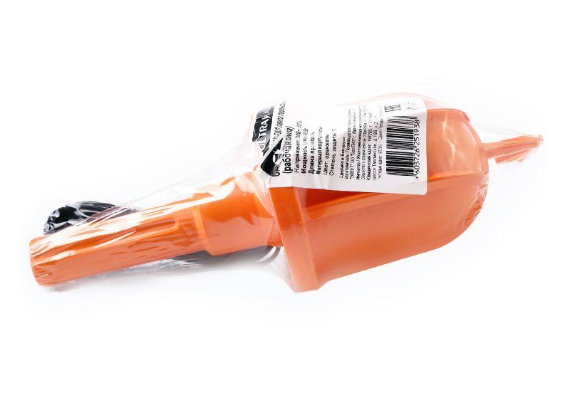 Светильник переносной НРБ 01-60-001 "Фокус 2202" 60Вт УХЛ3 5м оранж. Ultraflash 14206