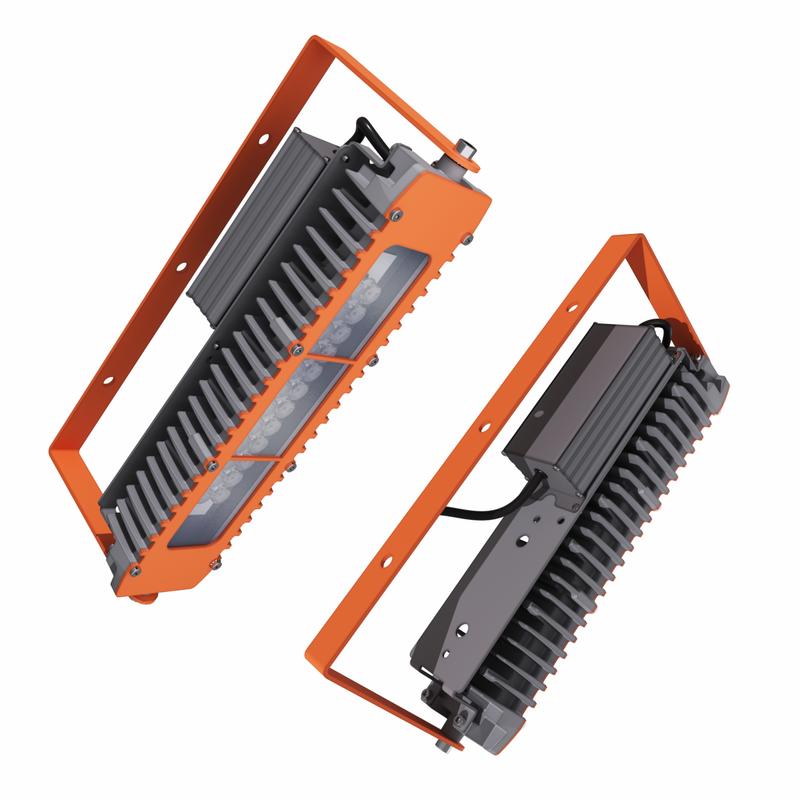 Светильник светодиодный взрывозащ. LAD LED R320-1-10G-36AC-30L Ex 35Вт 5000К IP66 4424лм 36В КСС типа "К" крепление на лире бел. ЛАДзавод LADLED110G36AC30LEX