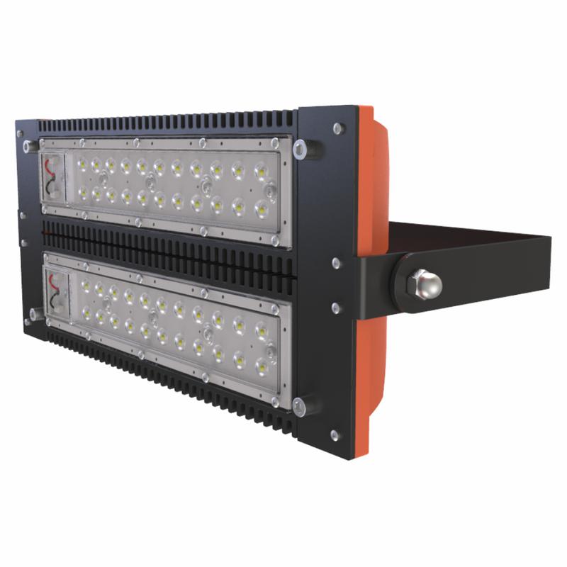 Светильник светодиодный взрывозащ. LAD LED R500-2-M-6-110L 2Ex 110Вт 5000К IP65 16533лм 100-305В КСС типа "Ш" крепление на лире бел. ЛАДзавод LADLED2M6110L2EX