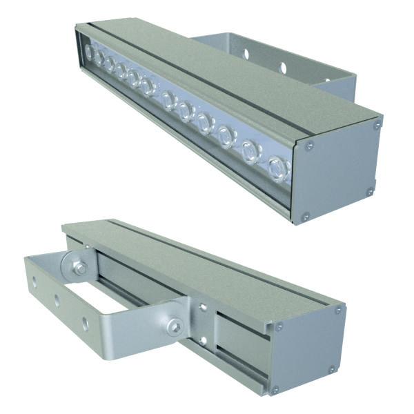 Светильник светодиодный LAD LED LINE-30-15S 15Вт 5000К IP66 1959лм 230В КСС типа "Г" серебр. ЛАДзавод LADLEDL3015S