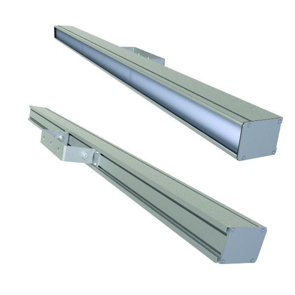 Светильник светодиодный LAD LED LINE-O-60S 60Вт 5000К IP66 7272лм 230В опал. рассеив. серебр. ЛАДзавод LADLEDLO60S