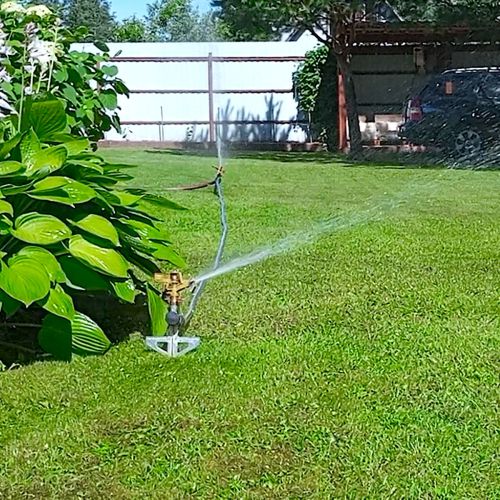 Разбрызгиватель 360град. импульсный вращ. метал. (12/48) Green Apple Б0003104