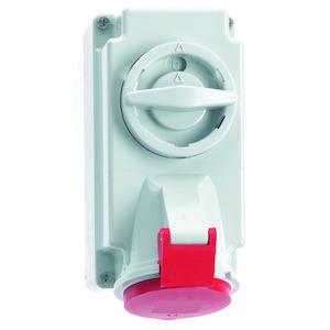 Розетка настенная 16А 5п IP44 с блокировк. Bals 161