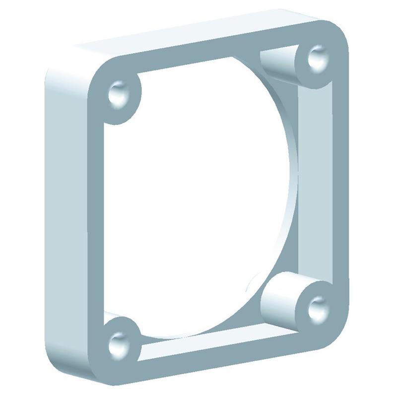Рамка под розетки фланец 110х100 посад. отв. 90х90мм Bals 1854