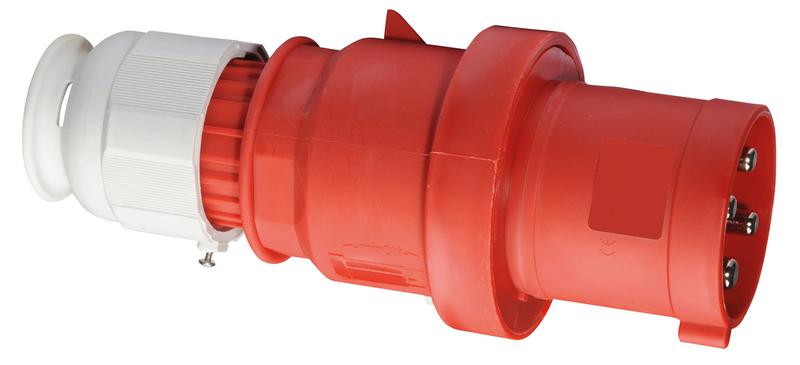 Вилка кабельная 63А 4п 3P+PE 6ч 400В IP44 Bals 2151