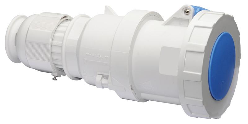 Розетка кабельная 63А 3п 2P+PE 6ч 230В IP67 Bals 3181