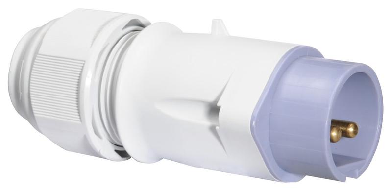 Вилка 32А 2п IP44 Bals 4433