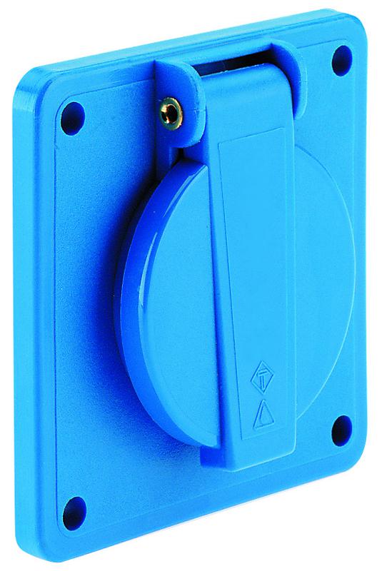 Розетка встраиваемая Schuko 16А 2P+E 250В 75х75 Bals 7138