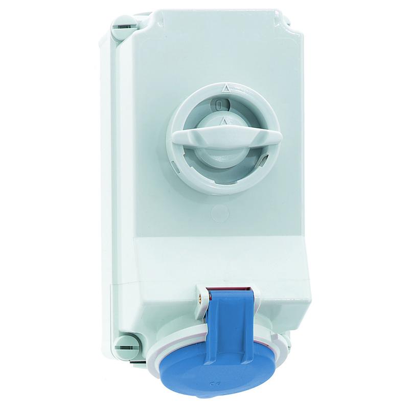 Розетка настенная 32А 3п IP44 с блокировк. Bals 16013