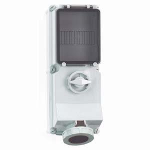 Розетка настенная 32А 4п 7ч 500В с блокировк. Bals 17509