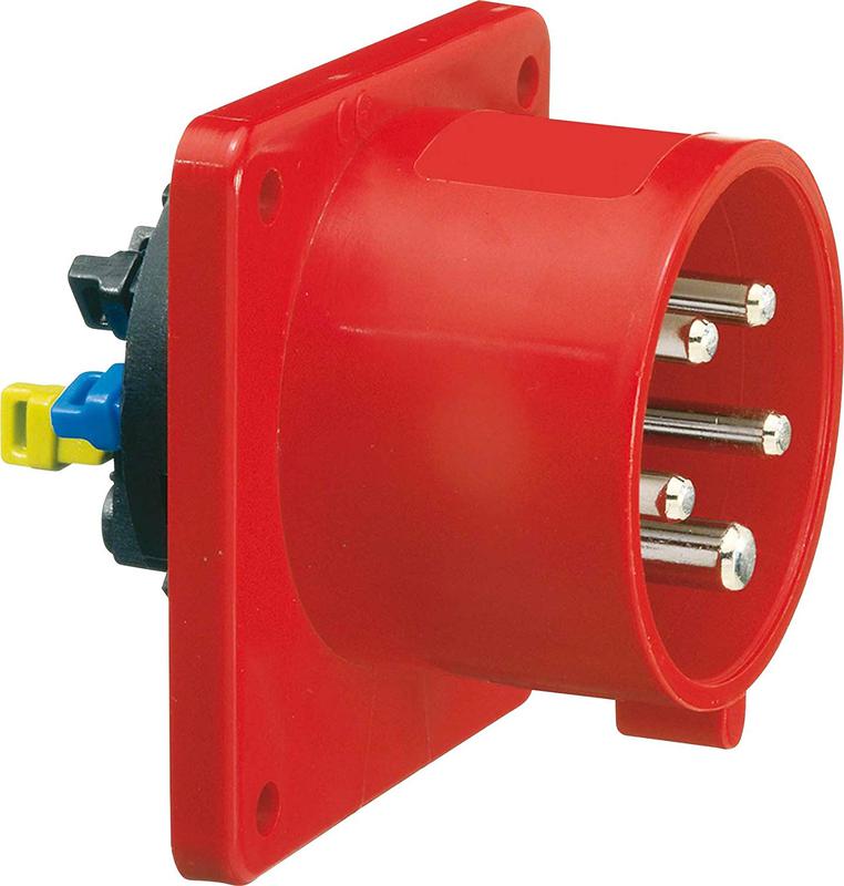 Вилка настенная 16А 5п 400В IP44 Quick-connect Bals 28026
